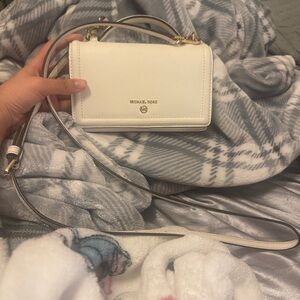 Michael Kors Cream Crossbody Bag